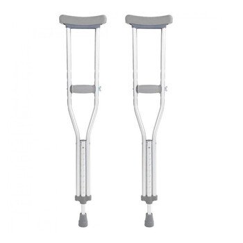 Πατερίτσες Αλουμινίου με Ρυθμιζόμενο Ύψος 112.5 - 140 cm 2 τμχ MWS19693