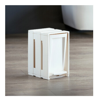 Πλαστικός Κάδος Απορριμμάτων 7 Lt Χρώματος Λευκό Bama 70121