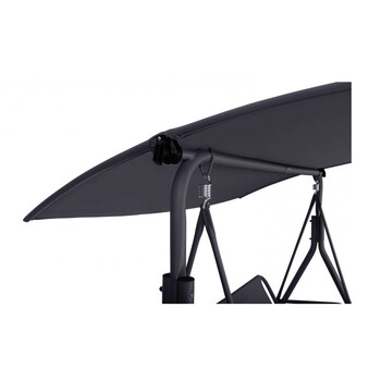 Μεταλλική Διθέσια Κούνια Εξωτερικού Χώρου με Κεκλιμένη Οροφή 170 x 120 x 154 cm Inkazen 40044268