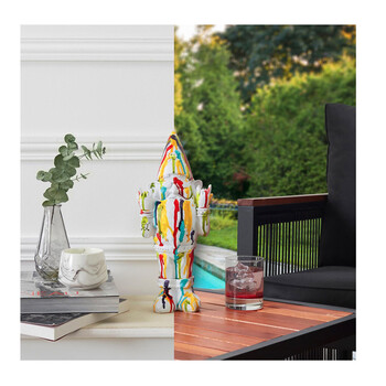 Διακοσμητικός Νάνος Πολυρητίνης 13.5 x 12 x 33 cm Home Deco Factory HD0015