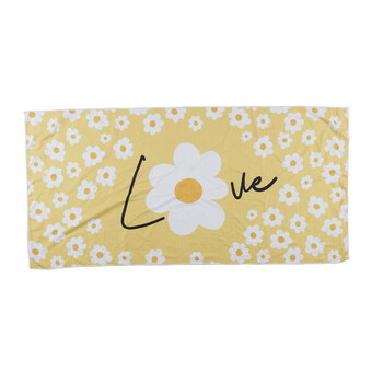 Πετσέτα Θαλάσσης 70 x 140 cm Χρώματος Κίτρινο JET LAG VO8721 VO8721-Yellow