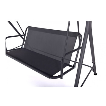 Μεταλλική Διθέσια Κούνια Εξωτερικού Χώρου με Κεκλιμένη Οροφή 170 x 120 x 154 cm Inkazen 40044268