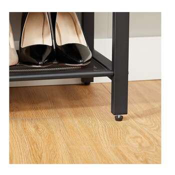 Μεταλλική Παπουτσοθήκη με 6 Ράφια 100 x 30 x 110 cm VASAGLE LBS016B01