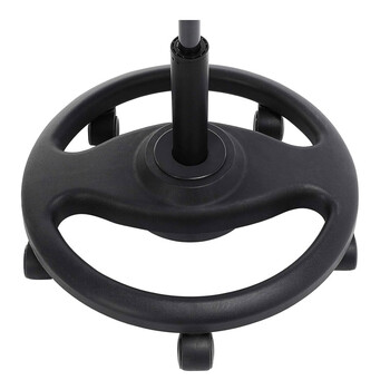 Τροχήλατο Σκαμπό Γραφείου 50 x 55-73 cm Songmics OSC06BK