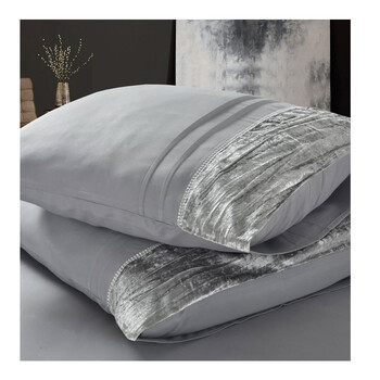 Σετ Υπέρδιπλη Παπλωματοθήκη με Μαξιλαροθήκες 100% Microfiber 240 x 220 cm Dark Grey Tokyo Sleeptime 8720578063062