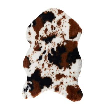 Χαλάκι Animal Art 60 x 90 cm Black/Brown Home Deco Factory TX0085 TX0085-Black-Brown