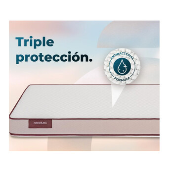 Στρώμα Κούνιας με Αφρό και Επένδυση 60 x 120 x 10 cm Flow BabyPure Soft Cecotec CEC-07852