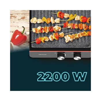 Ψηστιέρα - Γκριλιέρα 2200 W RocknGrill Blaze Neon Cecotec CEC-08054