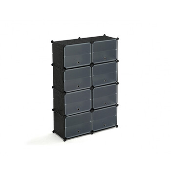 Πλαστική Παπουτσοθήκη με 8 Ράφια 83 x 32 x 122 cm Idomya 30012306