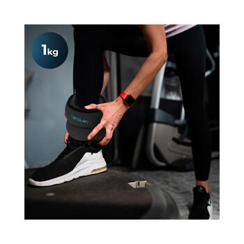 Σετ Βαράκια Καρπών και Αστραγάλων 2 x 1 Kg Cecotec DrumFit AnkleBell 1000 Neo CEC-07206