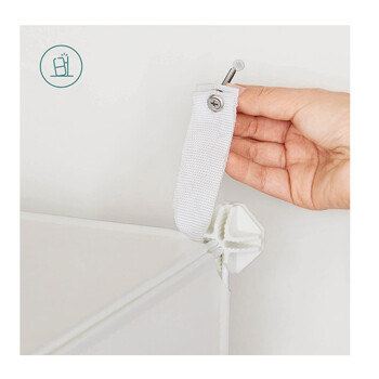 Σύστημα Αποθήκευσης - Παιδική Αρθρωτή Ραφιέρα με 16 Κύβους 123 x 31 x 123 cm Songmics LPC906W01