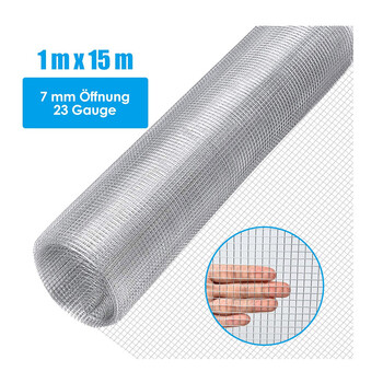 Συρματόπλεγμα Γαλβανιζέ 15 x 1 m Costway GT3670