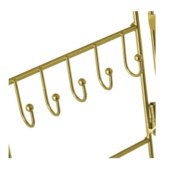 Πτυσσόμενο Μεταλλικό Σταντ Κοσμημάτων 36 x 2.50 x 36 cm Bakaji 02838606