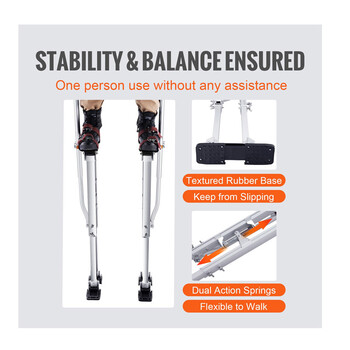 Ξυλοπόδαρα Αλουμινίου 91.4-126.7 cm 2 τμχ VEVOR SGBGQYCYS3650PY9HV0