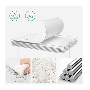 Σύστημα Αποθήκευσης - Παιδική Αρθρωτή Ραφιέρα με 16 Κύβους 123 x 31 x 123 cm Songmics LPC906W01