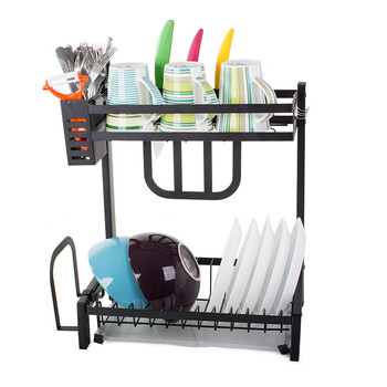 Διώροφη Μεταλλική Πιατοθήκη Στεγνωτήριο 35.5 x 22.5 x 40 cm Verk Group 5907451339466