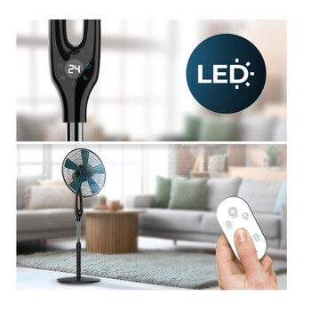 Ανεμιστήρας Ορθοστάτης με Τηλεχειριστήριο 45 W EnergySilence 560 Max Smart Cecotec CEC-08213