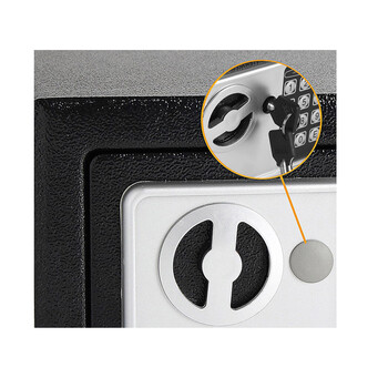 Χρηματοκιβώτιο Ασφαλείας με Ηλεκτρονική Κλειδαριά και Κλειδί 23 x 17 x 17 cm Verk Group 5907451347461