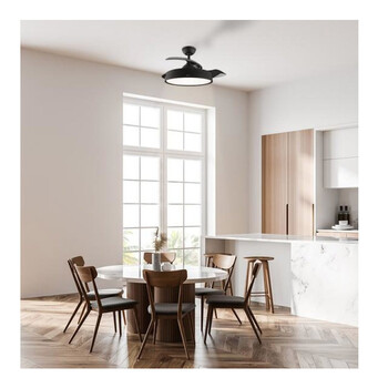 Ανεμιστήρας Οροφής με Φως 40 W EnergySilence Aero 4280 Invisible Black Cecotec CEC-05993