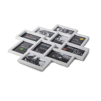 Πλαστική Κορνίζα 10 Θέσεων 49 x 54 cm Χρώματος Λευκό Verk Group 5907451322901