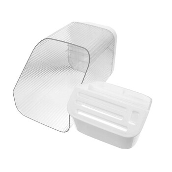 Πλαστική Βάση για Μαχαιροπίρουνα με Υποδοχές για Μαχαίρια 14 x 14 x 24 cm Verk Group 5907451350287