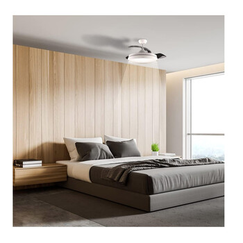 Ανεμιστήρας Οροφής με Φως 40 W EnergySilence Aero 4280 Invisible White Cecotec CEC-05992