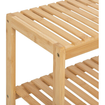 5Five Simply Smart  Πάγκος Παπουτσοθήκη με Ράφι 70x26 x50 εκ. από Μπαμπού  203103