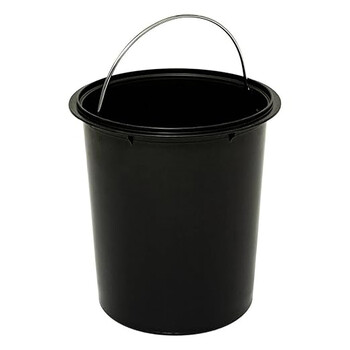 5Five Simply Smart  Μεταλλικός Κάδος Απορριμμάτων, Χωρητικότητας 5 λίτρων "Onyx" με Αποσπώμενο κάδο, Λευκός  200173A