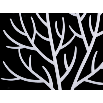 Βάση Κοσμημάτων - Οργανωτής για Βραχιόλια και Σκουλαρίκια σε Σχήμα Δέντρου Ελαφιού Λευκό 5907451355312 VERK GROUP