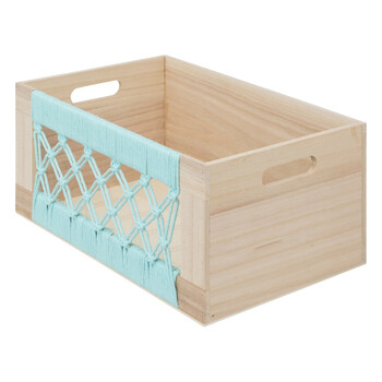 Atmosphera  Σετ 3 τμχ Διακοσμητικά Καφάσια Αποθήκευσης "Australie" 36 x 18 x 26 εκ.  200485