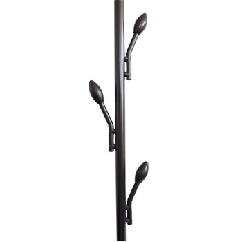 Επιδαπέδια Κρεμάστρα με 2 Ράφια και Τροχούς για Ρούχα MODERNHOME GH-203