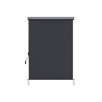 SONGMICS Κάθετο Ρολό Σκίασης-Τέντα 2.5 x 1.6 m. με αναδιπλούμενη κασέτα Γκρι, ,GSA165GY 