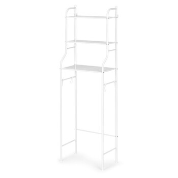 Επιδαπέδια Ραφιέρα Μπάνιου με 3 Ράφια Λευκό ModernHome PJJBR1005