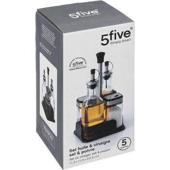 5Five Simply Smart  Σετ Δοχείων Λαδόξυδου με Αλατοπίπερο  202590
