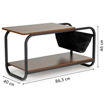 Σύγχρονο Τραπεζάκι Σαλονιού Loft 2 Επιπέδων MODERNHOME YLT-1502-02P