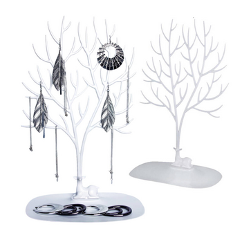 Βάση Κοσμημάτων - Οργανωτής για Βραχιόλια και Σκουλαρίκια σε Σχήμα Δέντρου Ελαφιού Λευκό 5907451355312 VERK GROUP