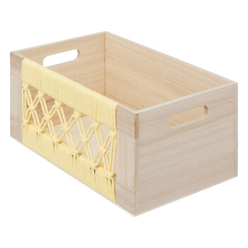 Atmosphera  Σετ 3 τμχ Διακοσμητικά Καφάσια Αποθήκευσης "Australie" 36 x 18 x 26 εκ.  200485