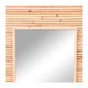 Καθρέφτης Τοίχου Ρατάν 45x55cm Natural Living 53464