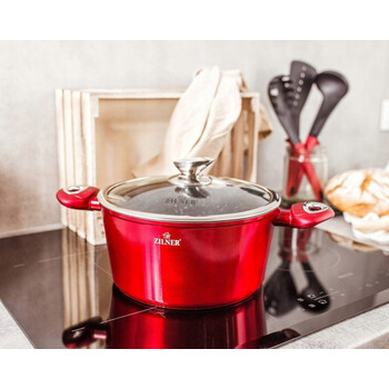 Σετ Κατσαρόλες 3 τμχ Κόκκινο ZILNER ZL-8561