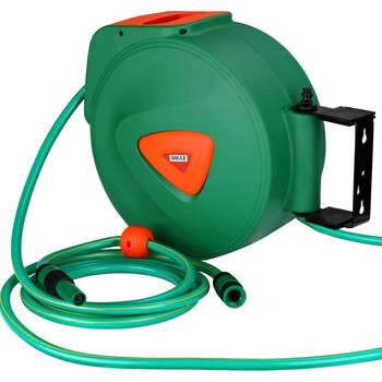 BAKAJI  Αυτόματη Ανέμη Ποτίσματος με Λάστιχο Νερού 20 m + 2 m 02822724