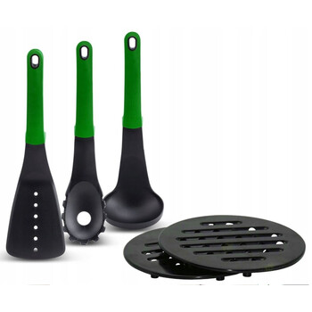 Σετ Κατσαρόλες με Επίστρωση Γρανίτη Πράσινο ZILNER ZL-8521