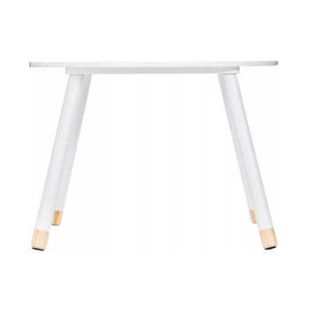 Atmosphera  Στρογγυλό Λευκό Παιδικό Τραπέζι - Ύψος 43 εκ, Διάμετρος 60 εκ  127152B