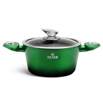 Σετ Κατσαρόλες με Επίστρωση Γρανίτη Πράσινο ZILNER ZL-8521