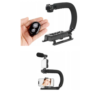 Vlogging Kit - Πλήρες Σετ Δημιουργίας Περιεχομένου Τρίποδο ,Λάμπα LED , Μικρόφωνο και Τηλεχειριστήριο   5907451365052 Verk Group