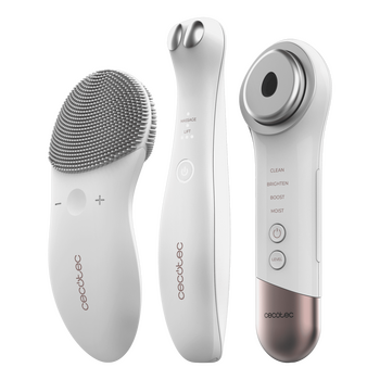 CECOTEC  Σετ Περιποίησης Προσώπου FaceCare: Καθαριστικό Προσώπου, Συσκευή Κατά των Μαύρων Κύκλων & Μασάζ Προσώπου με Κιτ Κορδέλας & Περιχειρίδες  CEC-102502