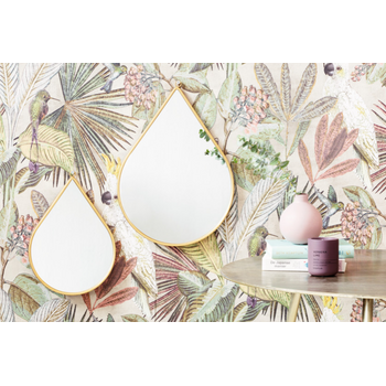 Καθρέφτες "Drop Anna"  - Σετ 2 τεμαχίων Χρυσό 8719743326514 Lifa-Living