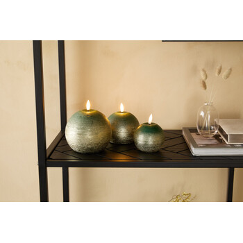 Σετ LED κεριών 3 τεμαχίων Πράσινο 8720604887938 Lifa-Living