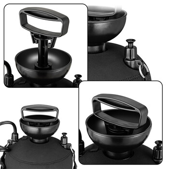 BAKAJI  Εξωτερικό Πολυλειτουργικό Ντους 12L Φορητό με Ιμάντα Ποτίσματος και Ποτιστήρι 02842023