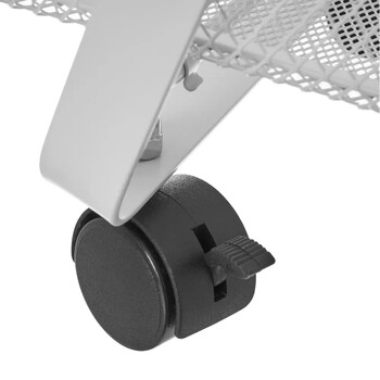 BAKAJI  Πολυχρηστικό Καρότσι Αισθητικού με Ρόδες, Λευκό Καροτσάκι με 3 Ράφια 57x31x83εκ. 02840697