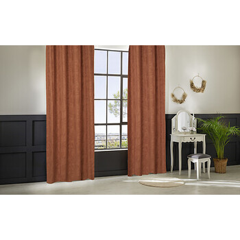 Κουρτίνα Jacquard WILLOW 135 x 260 cm - Terracotta 209090B Atmosphera